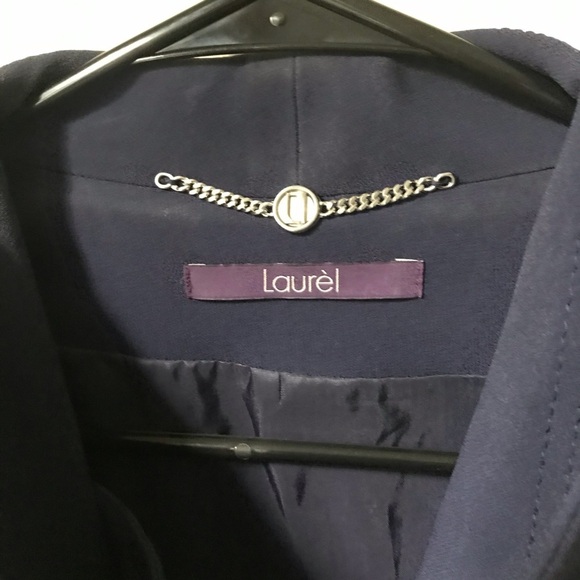 Laurél Escada Navy Blue Vest Dress, size 10 - Picture 3 of 8